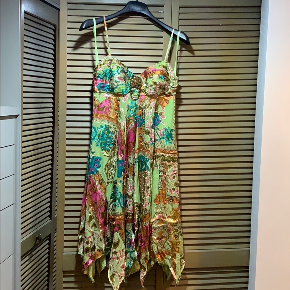 Sue Wong dress with intricate beadwork and stones